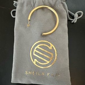 Small Favorite Hoop, Brushed Gold - Single Earring